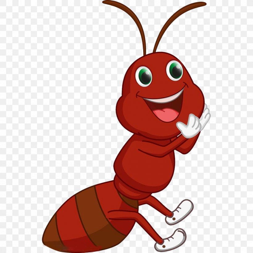 Ant Vector Graphics Illustration Image Drawing, PNG, 1000x1000px, Ant, Artwork, Cartoon, Drawing, Fictional Character Download Free
