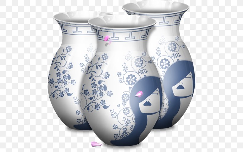 Blue And White Porcelain Ceramic Vase Glass, PNG, 512x512px, Database, Blue And White Porcelain, Button, Ceramic, Computer Hardware Download Free