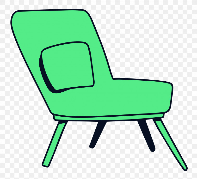 Chair Garden Furniture Furniture Green Line, PNG, 2500x2277px, Chair, Area, Furniture, Garden Furniture, Geometry Download Free