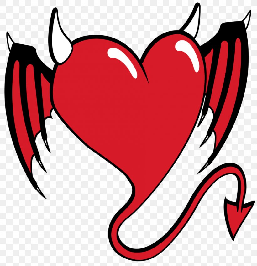 Devil Satan Demon Shoulder Angel, PNG, 900x935px, Watercolor, Cartoon, Flower, Frame, Heart Download Free