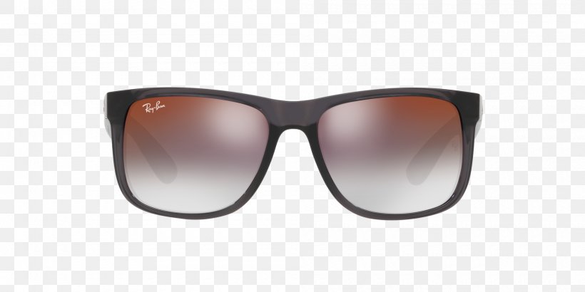 Aviator Sunglasses Ray-Ban Justin Classic, PNG, 2000x1000px, Sunglasses, Aviator Sunglasses, Blue, Browline Glasses, Brown Download Free