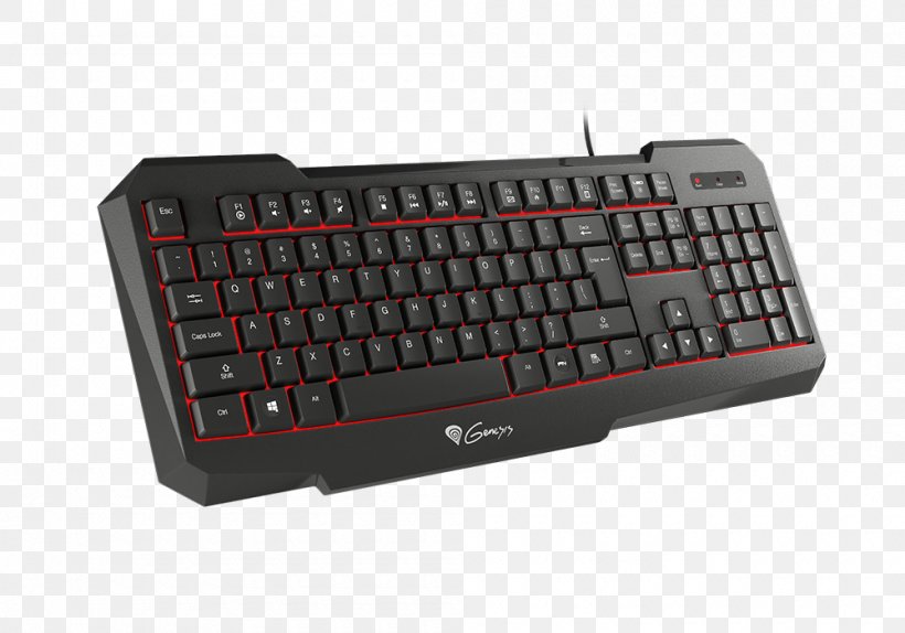 Computer Keyboard Computer Mouse Genesis Gaming Keyboard Spill RX11, US, Backlight Gaming Keypad, PNG, 1000x700px, Computer Keyboard, Backlight, Computer Component, Computer Mouse, Electronic Device Download Free