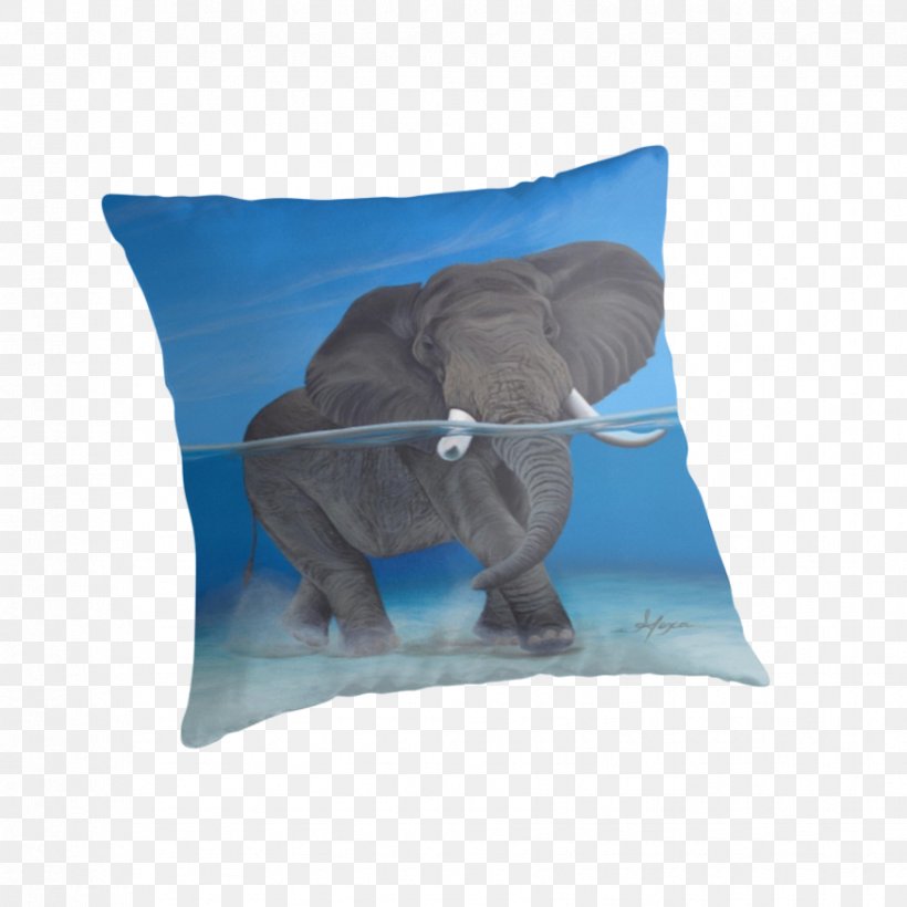 Indian Elephant Throw Pillows Cushion Elephants, PNG, 875x875px, Indian Elephant, Cushion, Elephant, Elephants, Elephants And Mammoths Download Free