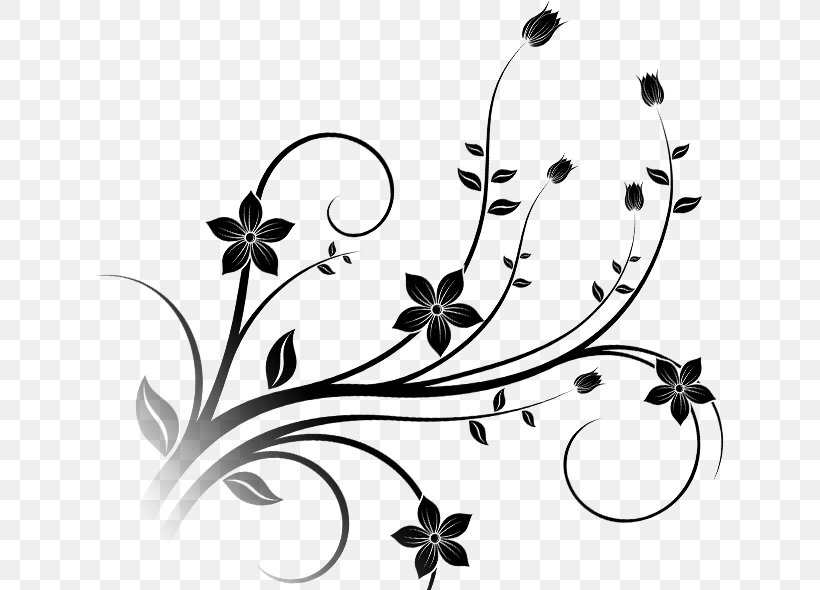 Floral Design Jewellery Store Necklace Sticker, PNG, 629x590px, Floral Design, Art, Blackandwhite, Botany, Drawing Download Free