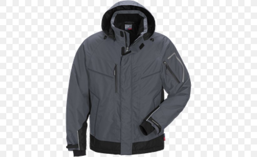 Hoodie Polar Fleece Workwear Jacket Raincoat, PNG, 500x500px, Hoodie, Black, Blue, Collar, Hood Download Free