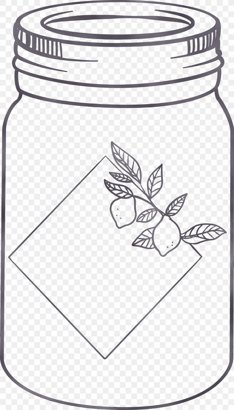 Food Storage Containers Line Art Line Meter Font, PNG, 1710x2999px, Mason Jar, Container, Food Storage, Food Storage Containers, Geometry Download Free
