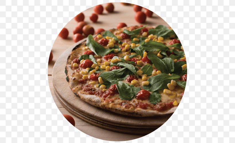 California-style Pizza Sicilian Pizza Italian Cuisine Vegetarian Cuisine, PNG, 500x500px, Californiastyle Pizza, American Cuisine, American Food, California Style Pizza, Cuisine Download Free