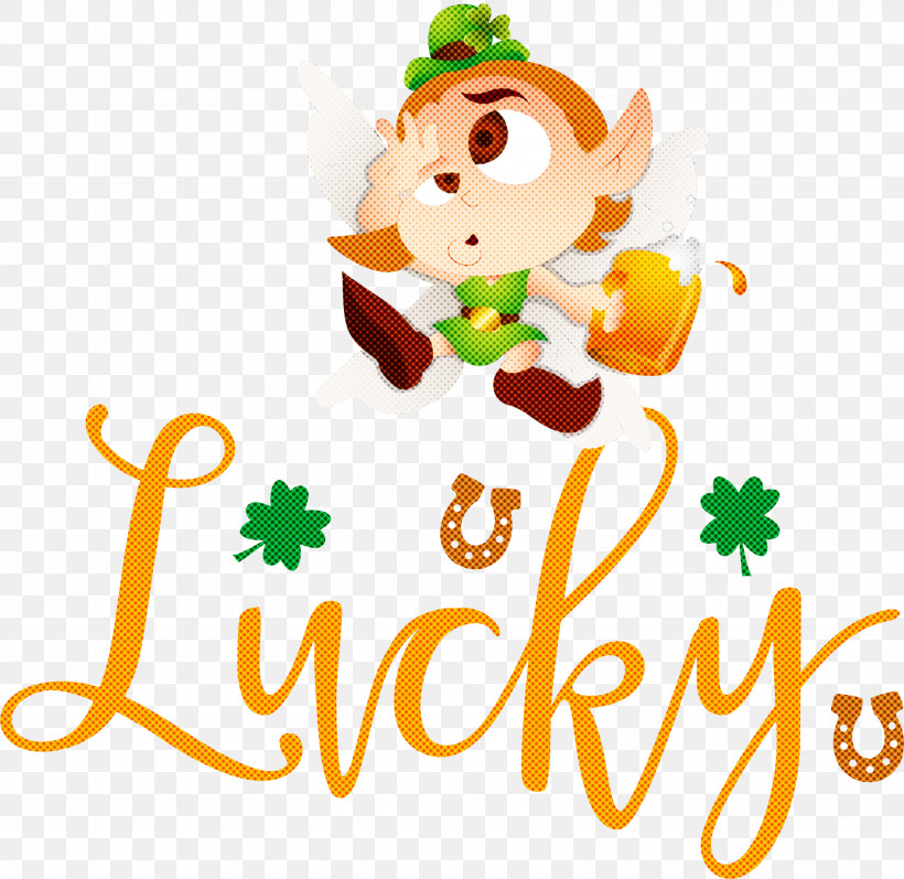 Lucky Patricks Day Saint Patrick, PNG, 2999x2917px, Lucky, Cartoon, Drawing, Infographic, Patricks Day Download Free