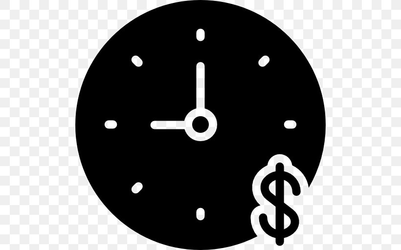 Symbol Clock Area, PNG, 512x512px, Money, Area, Autocad Dxf, Black And White, Clock Download Free