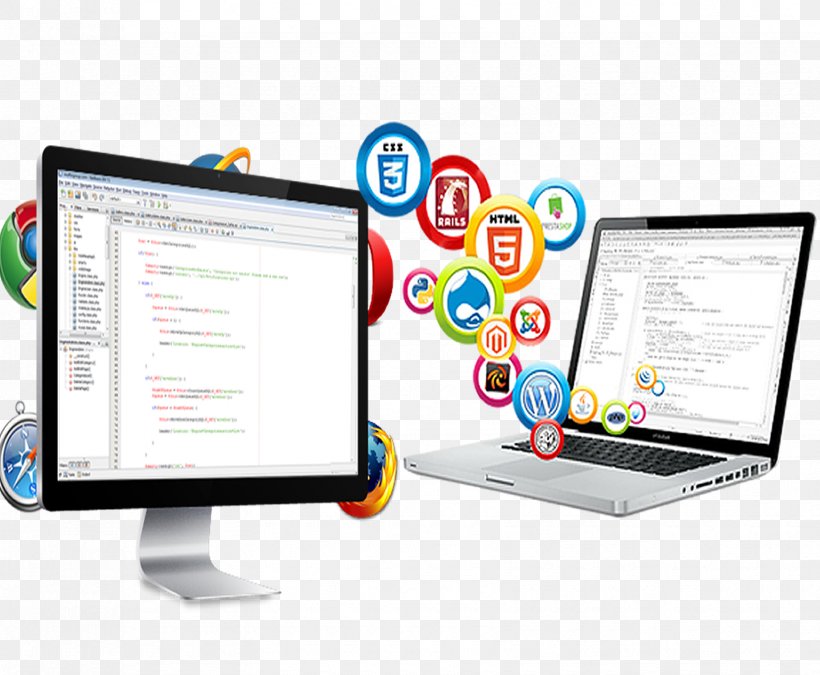 Web Development Responsive Web Design Content Management System, PNG, 1655x1364px, Web Development, Brand, Business, Communication, Computer Monitor Download Free