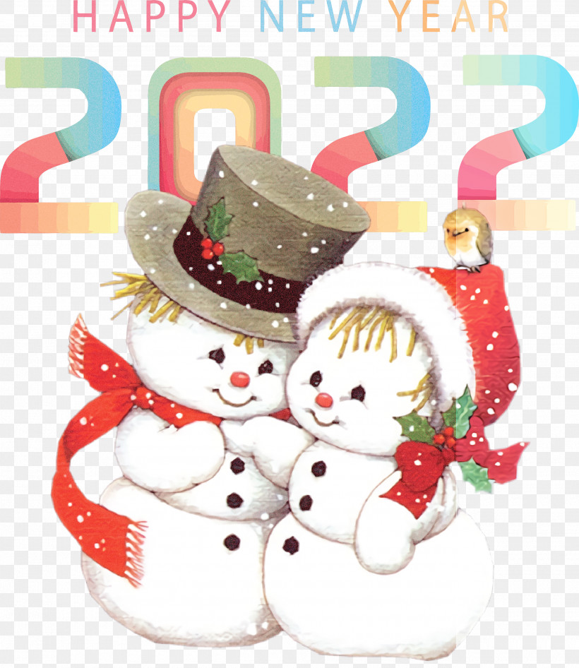 2022 Happy New Year 2022 New Year 2022, PNG, 2600x3000px, Snowman, Bauble, Christmas Day, Decoupage, Drawing Download Free