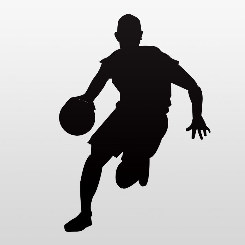 Basketball Sport Silhouette Clip Art, PNG, 1024x1024px, Basketball, Arm, Decal, Dribbling, Free Throw Download Free