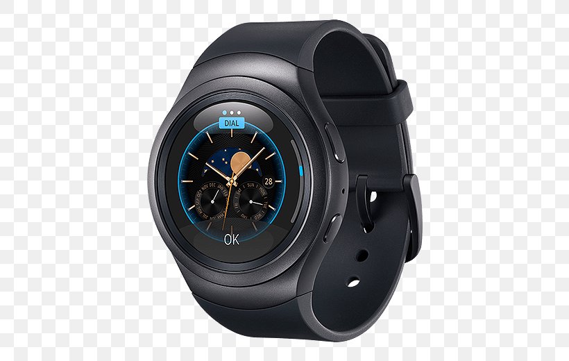 Samsung Gear S2 Samsung Galaxy Gear Samsung Galaxy S II Samsung Gear S3, PNG, 520x520px, Samsung Gear S2, Brand, Electric Blue, Hardware, Samsung Download Free