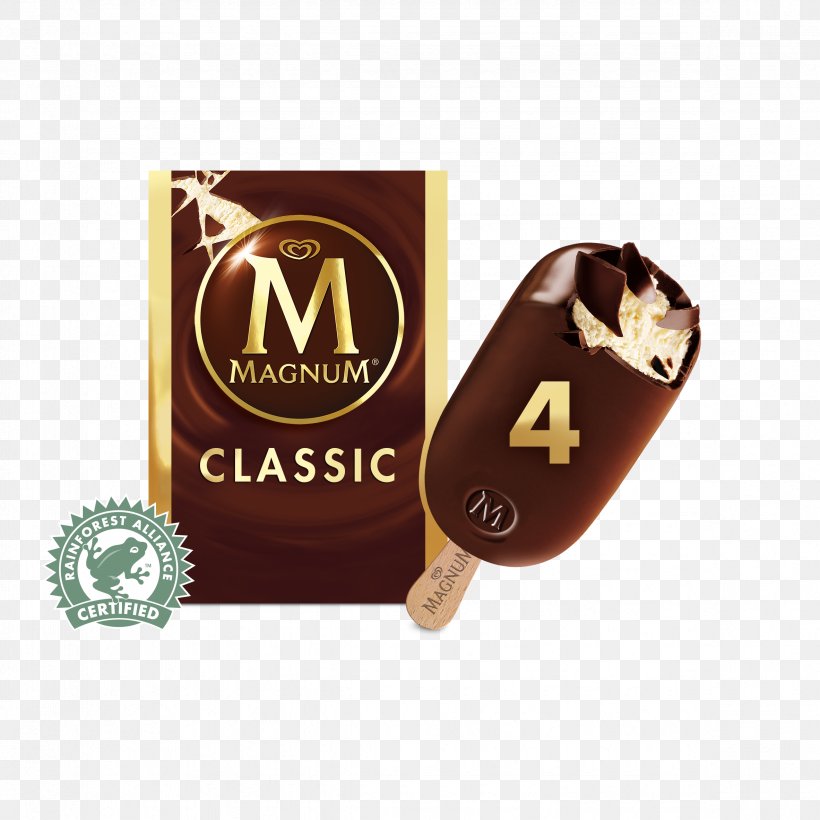 Chocolate Ice Cream Magnum White Chocolate Praline, PNG, 2365x2365px, Ice Cream, Brand, Caramel, Chocolate, Chocolate Bar Download Free