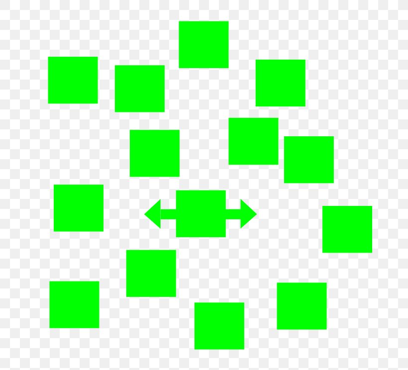 Point зеленый. Green point symbol.