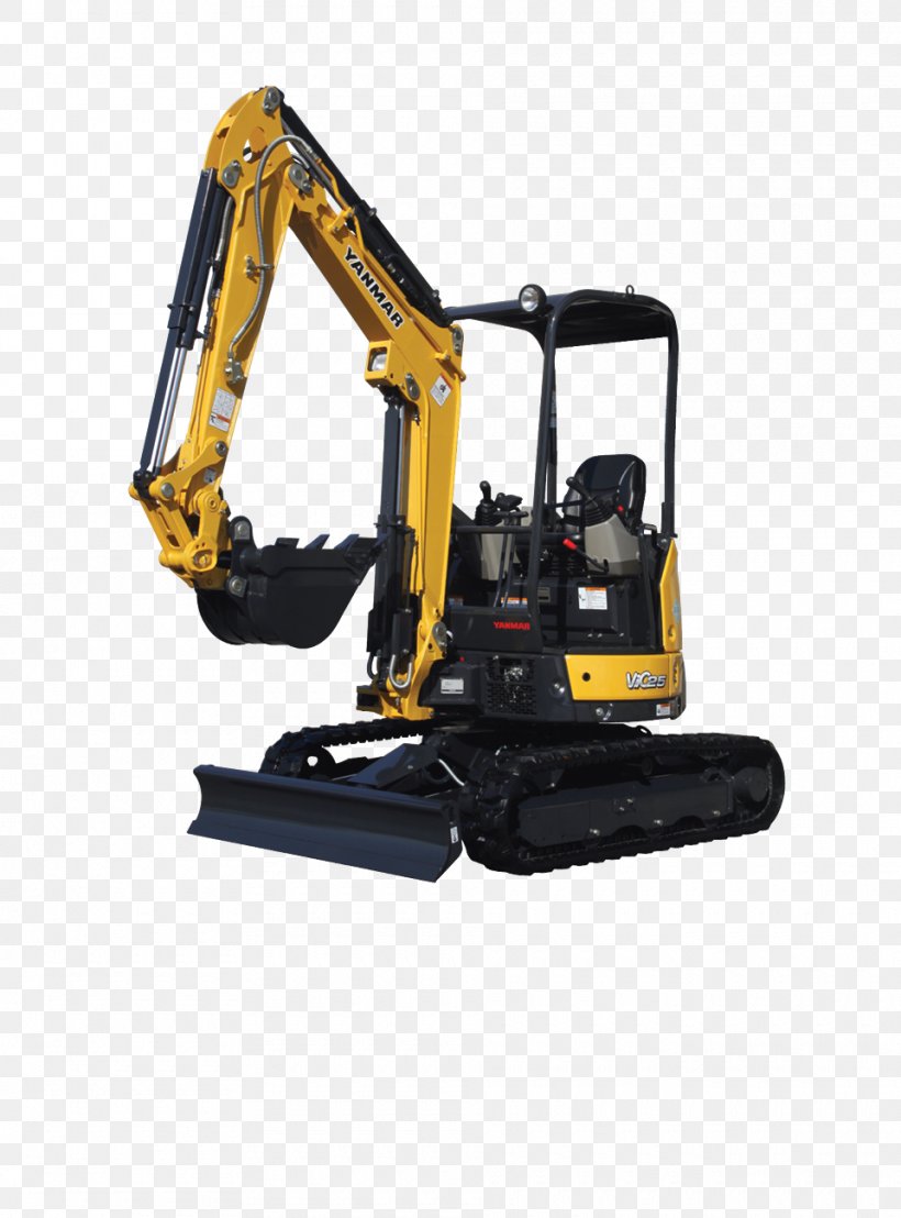 Yanmar Compact Excavator Heavy Machinery Tractor, PNG, 960x1298px, Yanmar, Bobcat Company, Bucket, Compact Excavator, Construction Equipment Download Free