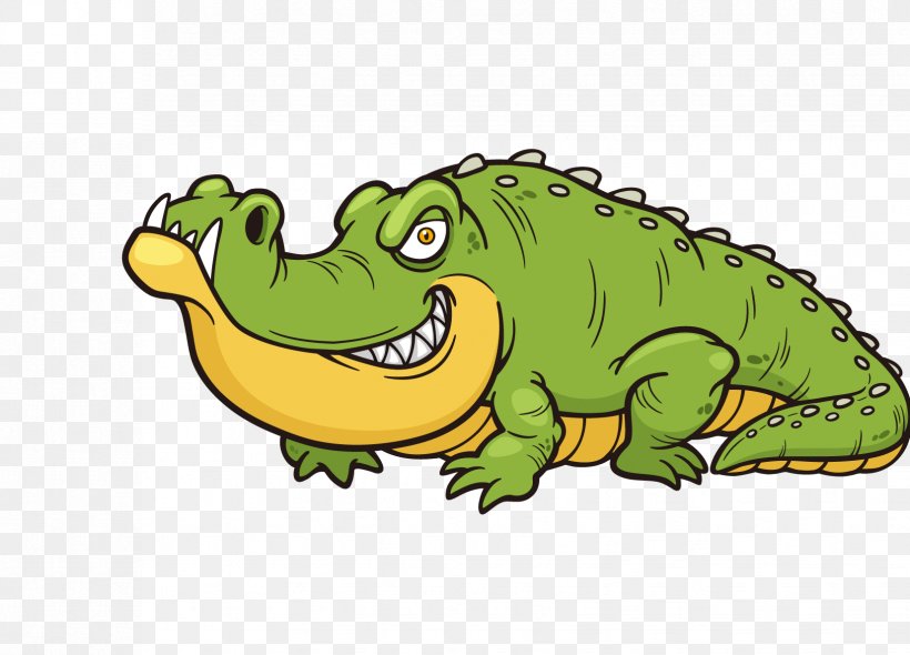 Crocodile Alligator Cartoon Illustration, PNG, 1652x1190px, Crocodile, Alligator, Amphibian, Cartoon, Crocodilia Download Free