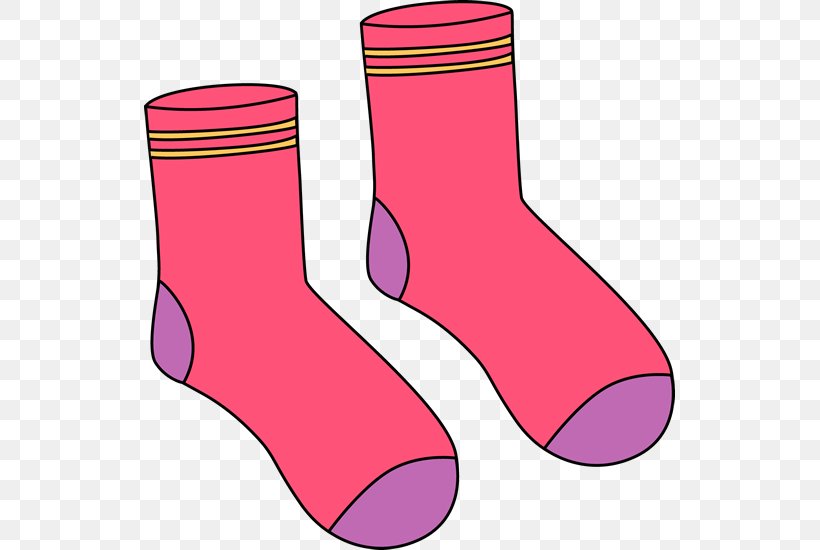 Sock Clothing Pink Free Content Clip Art, PNG, 531x550px, Sock, Area, Blue, Clip Art, Clothing Download Free