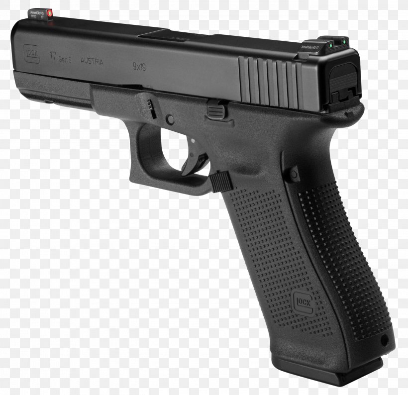 Glock Ges.m.b.H. GLOCK 17 Firearm 9×19mm Parabellum, PNG, 2748x2661px