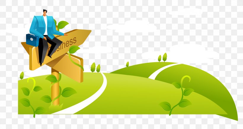 Cartoon Illustration, PNG, 2135x1136px, Photography, Art, Business, Grass, Green Download Free