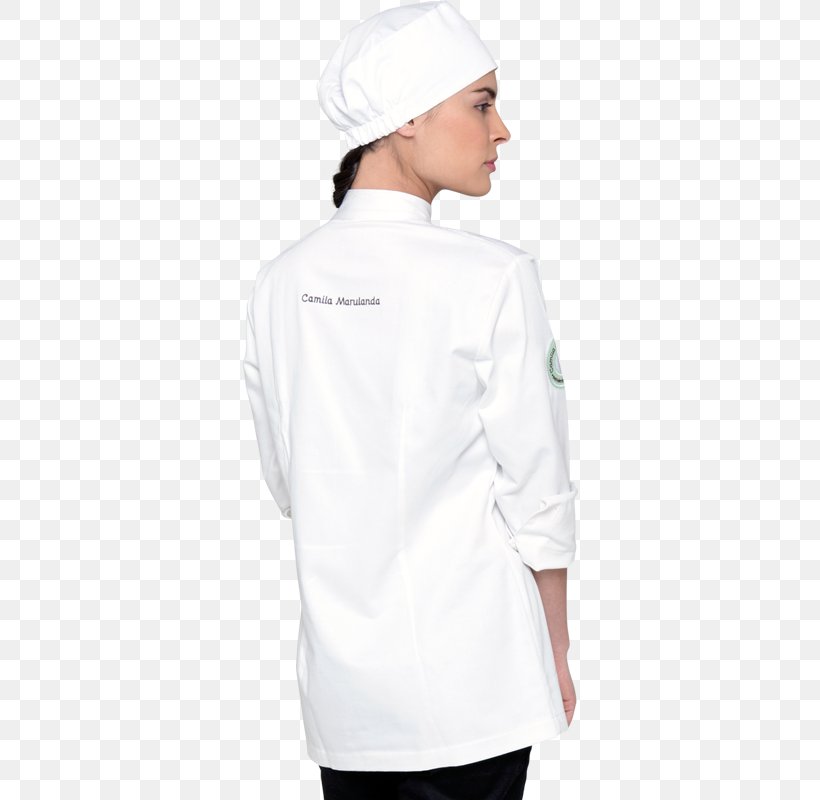 Chef's Uniform Sleeve Collar Jacket Blouse, PNG, 336x800px, Sleeve, Blouse, Chef, Clothing, Collar Download Free