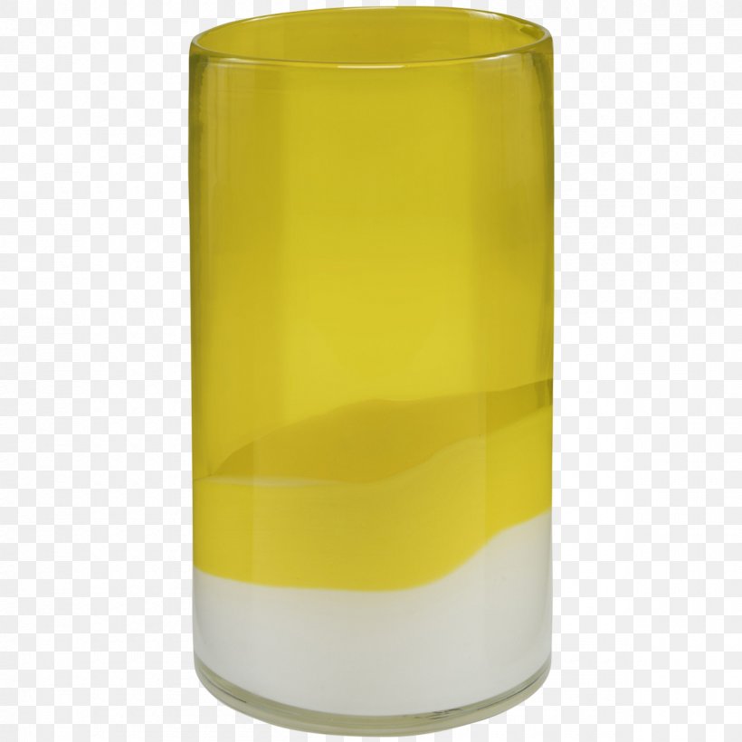 Highball Glass Vase Cylinder, PNG, 1200x1200px, Glass, Cylinder, Highball Glass, Vase, Yellow Download Free