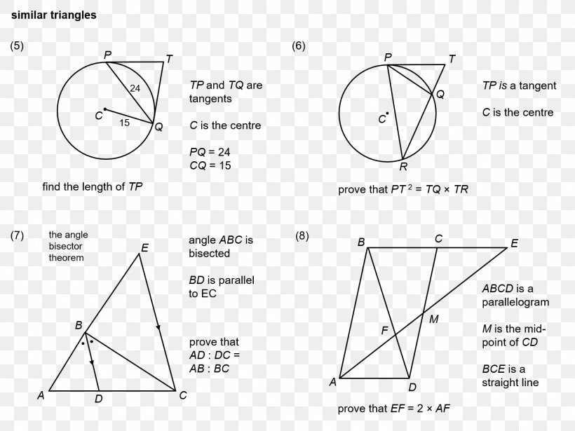 Triangle Area Circle Mathematics, PNG, 1500x1125px, Triangle, Area, Black And White, Diagram, Document Download Free