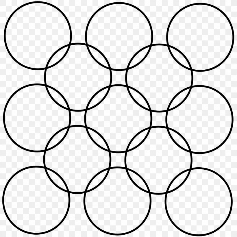 Circle Angle Clip Art, PNG, 1000x1000px, Symmetry, Area, Black, Black And White, Euclidean Space Download Free