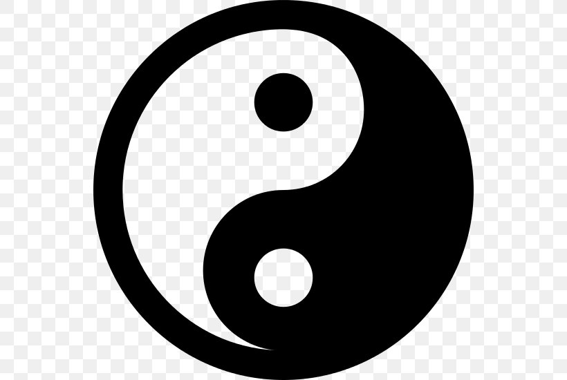 Yin And Yang Symbol Emoticon, PNG, 550x550px, Yin And Yang, Avatar, Black And White, Emoji, Emoticon Download Free
