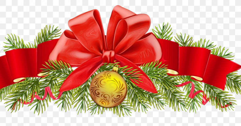 Christmas Ornament, PNG, 1200x630px, Watercolor, Christmas, Christmas Decoration, Christmas Ornament, Conifer Download Free