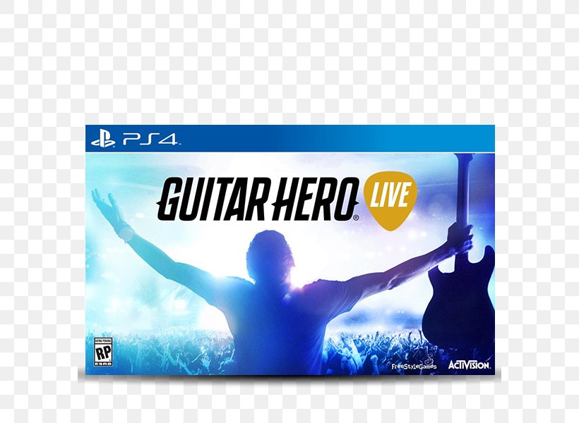 Guitar Hero Live Guitar Hero: Metallica Guitar Hero III: Legends Of Rock Uncharted: The Nathan Drake Collection Guitar Hero 5, PNG, 600x600px, Guitar Hero Live, Activision, Advertising, Banner, Blue Download Free