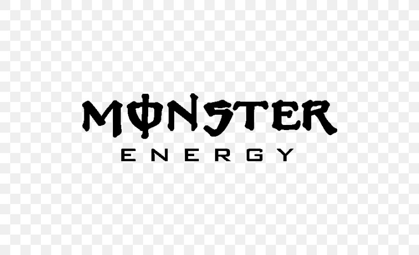 Monster Energy Energy Drink Logo Coca-Cola, PNG, 500x500px, Monster Energy, Area, Black, Black And White, Brand Download Free