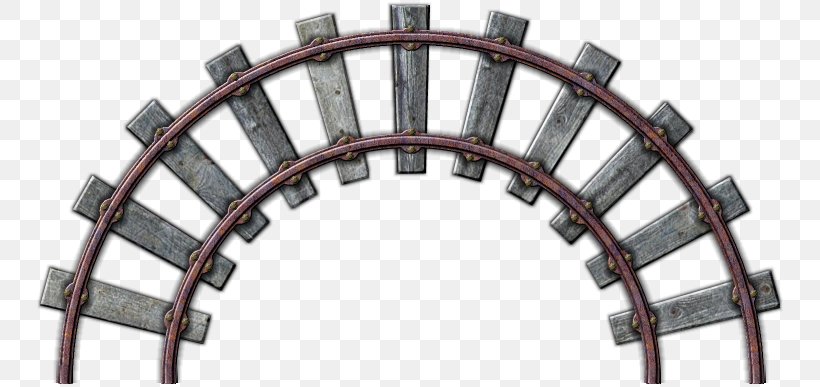 Rail Transport Train Track Tram Rapid Transit, PNG, 750x387px, Rail Transport, Auto Part, Bicycle Wheel, Hardware Accessory, Railroad Download Free