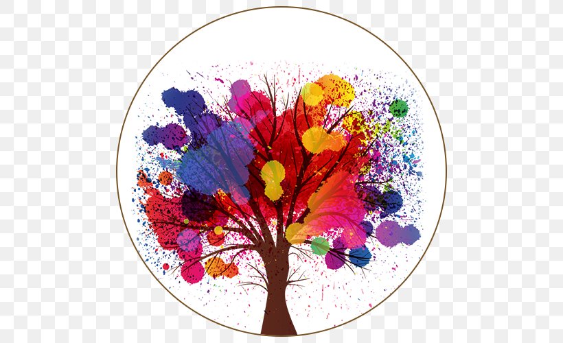 Tree Branch Watercolor Painting Drawing Image, PNG, 500x500px, Tree, Abstraction, Art, Branch, Cut Flowers Download Free