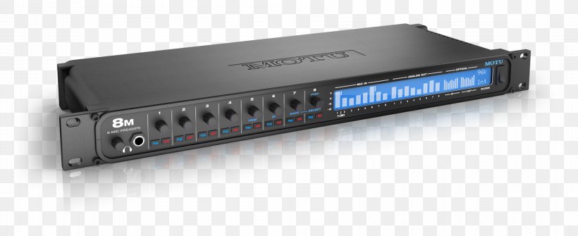 Audio Video Bridging Mark Of The Unicorn Thunderbolt Sound Cards & Audio Adapters Ethernet, PNG, 1803x737px, Audio Video Bridging, Adat, Audio, Audio Equipment, Audio Mixers Download Free