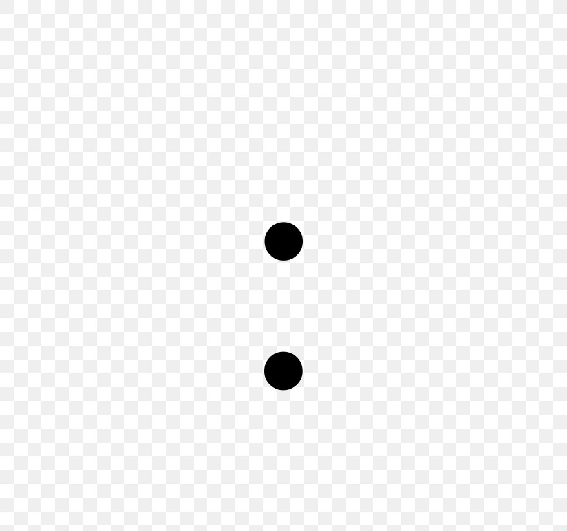 Semicolon Punctuation Full Stop English, PNG, 640x768px, Colon, Area, Black, Black And White, Body Jewelry Download Free