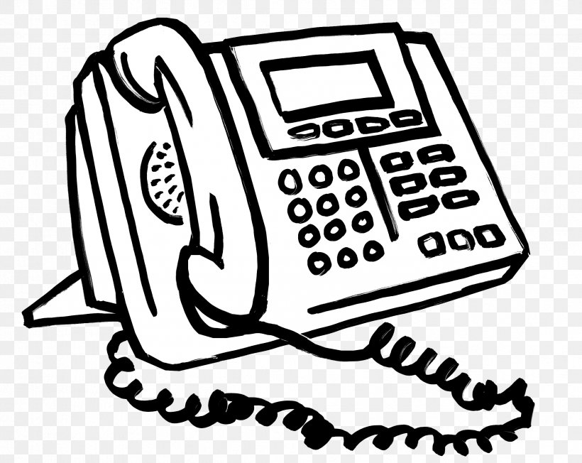 Telephone Call Animation Telephone Number Clip Art, PNG, 2376x1890px, Telephone, Animation, Area, Black And White, Brand Download Free