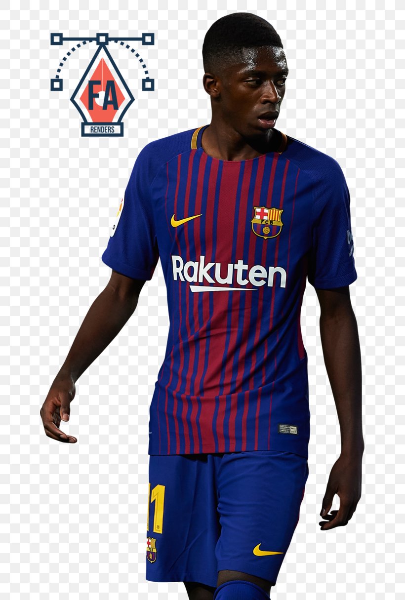 Ousmane Dembélé Jersey FC Barcelona France National Football Team, PNG, 657x1215px, Jersey, Blue, Clothing, Electric Blue, Fc Barcelona Download Free