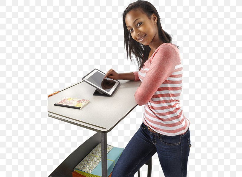 Standing Desk Table Sit-stand Desk, PNG, 496x600px, Standing Desk, Carteira Escolar, Chair, Classroom, Communication Download Free