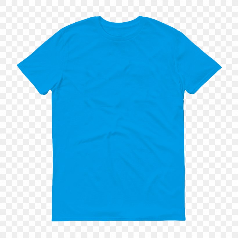 T-shirt Hoodie Clothing Polo Shirt, PNG, 1000x1000px, Tshirt, Active Shirt, Aqua, Azure, Blue Download Free