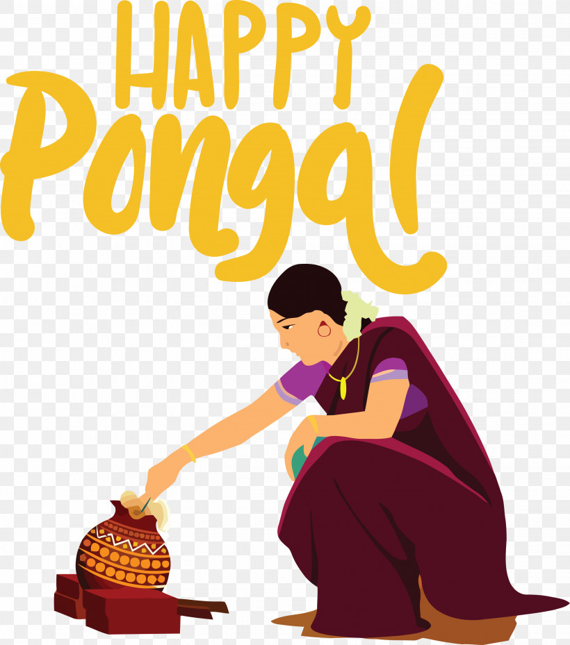 Pongal Happy Pongal Harvest Festival, PNG, 2648x3000px, Pongal, Animation, Cartoon, Drawing, Festival Download Free