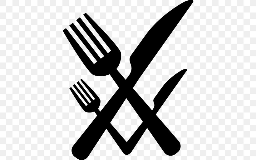 Restaurant Logo, PNG, 512x512px, Knife, Blackandwhite, Cabinetry, Cooking, Cupboard Download Free