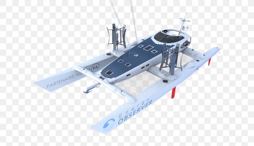 Energy Observer Daedalus Yacht Catamaran Boat, PNG, 630x472px, Daedalus, Architecture, Boat, Catamaran, Energy Download Free
