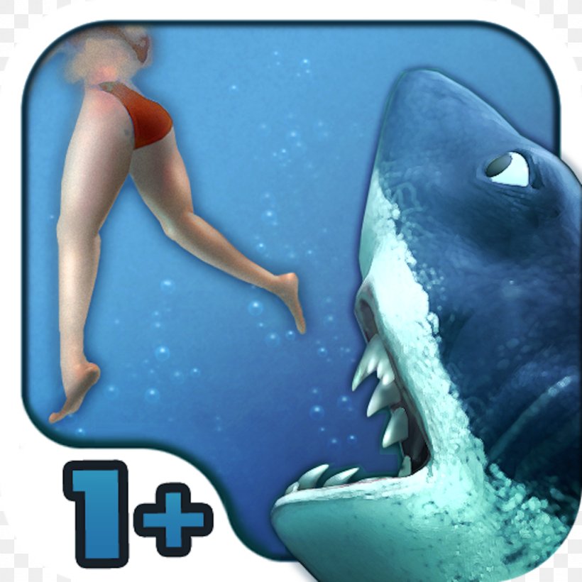 Hungry Shark Evolution Hungry Shark: Part 2 Hungry Shark World Android, PNG, 1024x1024px, Hungry Shark Evolution, Android, Cartilaginous Fish, Dolphin, Fish Download Free