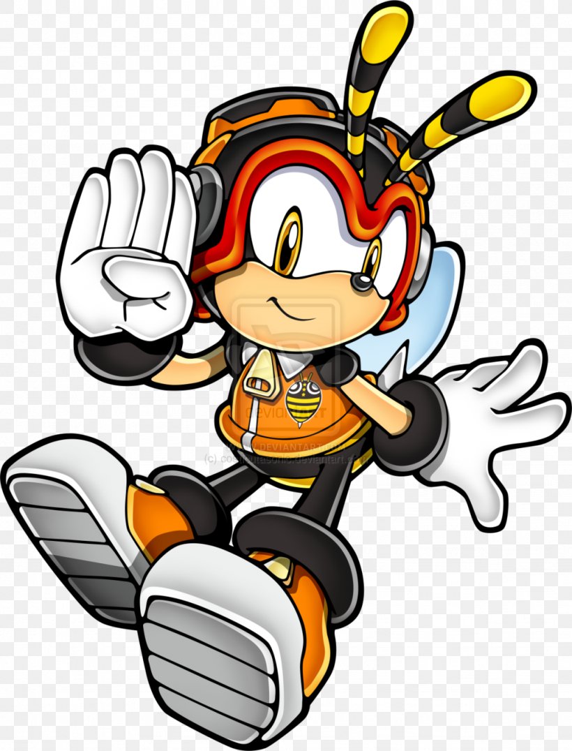 Knuckles' Chaotix Charmy Bee Sonic Heroes Espio The Chameleon Knuckles The Echidna, PNG, 1024x1344px, Knuckles Chaotix, Artwork, Beak, Bee, Bird Download Free