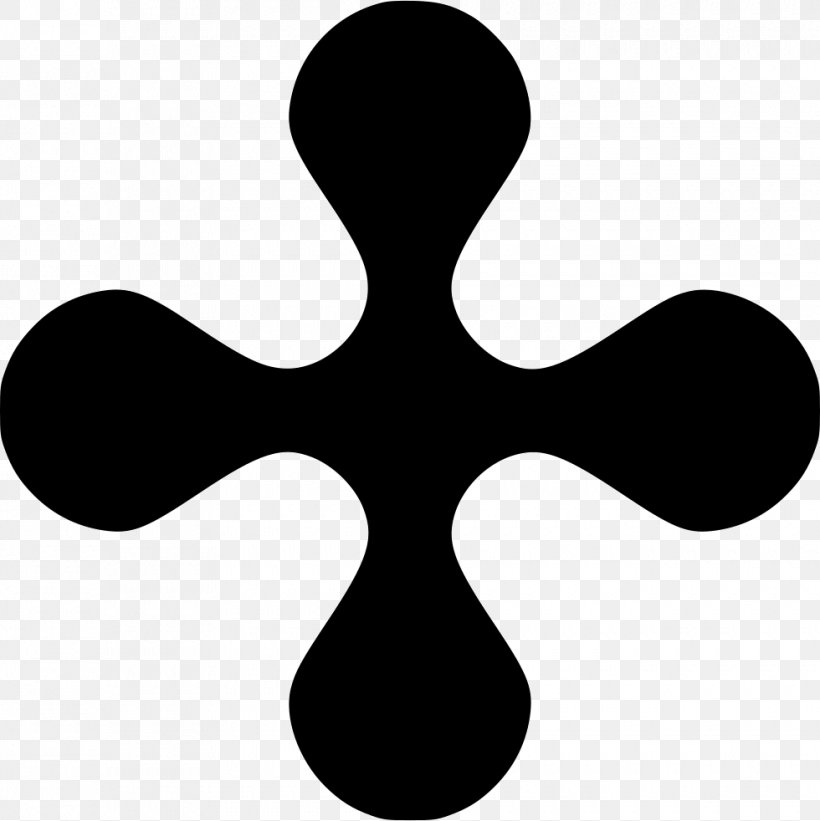 Symbol Cross, PNG, 980x982px, Symbol, Artwork, Black, Black And White, Charge Download Free