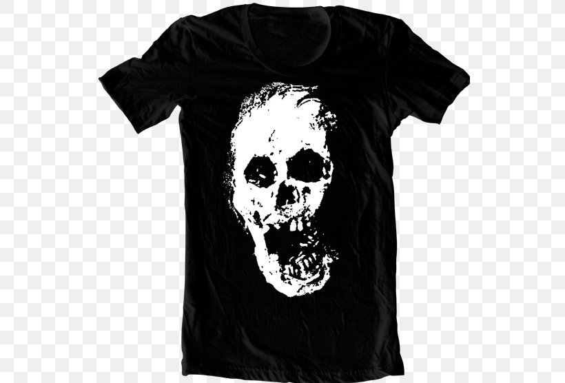 Printed T-shirt Clothing Top, PNG, 544x556px, Tshirt, Black, Bone, Brand, Clothing Download Free