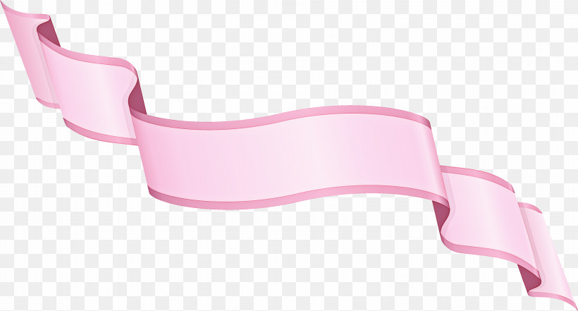 Ribbon S Ribbon, PNG, 3819x2058px, Ribbon, Magenta, Personal Protective Equipment, Pink, Plastic Download Free