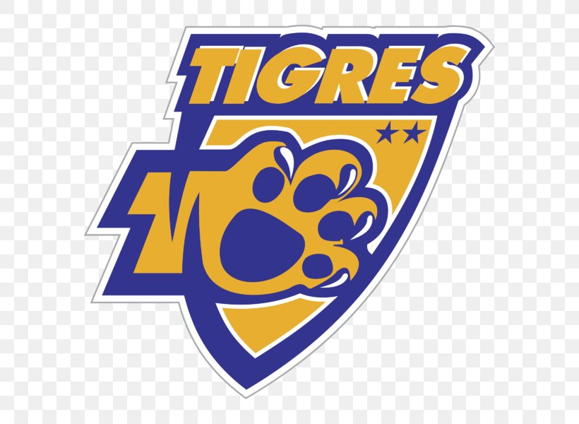 Tigres UANL Tiger Liga MX Clip Art Football, PNG, 800x600px, Tigres Uanl, Area, Brand, Emblem, Football Download Free