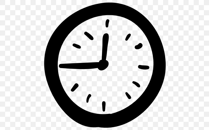 Alarm Clocks Aiguille Drawing, PNG, 512x512px, Clock, Aiguille, Alarm Clocks, Black And White, Drawing Download Free